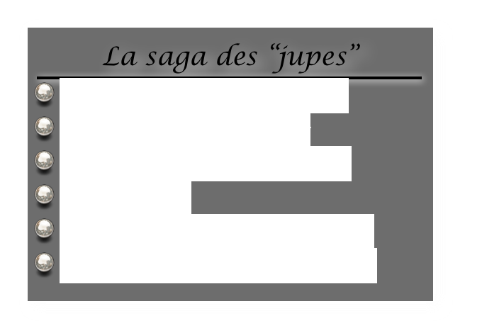 La saga des “jupes”
￼
 Montage des jupes internes
 Les répartiteurs de flux
 Montage de la jupe externe
 Tissu & colle
 Réalisation des jupes internes
 Réalisation de la jupe externe