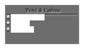  Pont & Cabine
￼
 Le pont amovible
 La cabine
 Assemblage