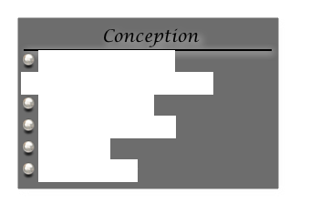  Conception
￼
 Construction à clins
Définition de la chaloupe
 Les plans de base
 Le circuit électrique
 L'outillage
 Les matériaux