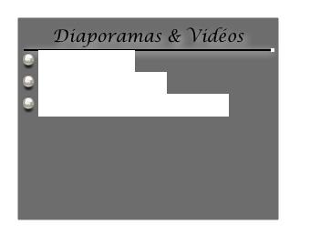 Diaporamas & Vidéos
￼
 Les extérieurs
 Les aménagements
 La "Danmar" en navigation